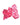 Chessex Dice: Translucent 7-Die RPG Set - Pink/White