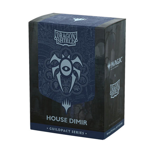 Dragon Shield 100ct Dual Matte - House Dimir (Guildpact Series)