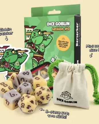 Dice Goblin Berserker RPG Dice (8 pcs)