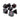 Chessex Dice: Opaque 7-Die RPG Set - Black/Pink