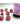 Chessex Dice: 7-Die RPG Set - Ghostly: Pink/Silver