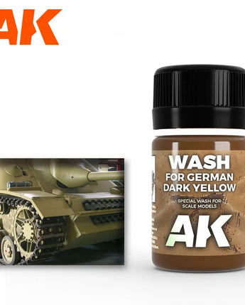 Dark Yellow Enamel Wash 35ml