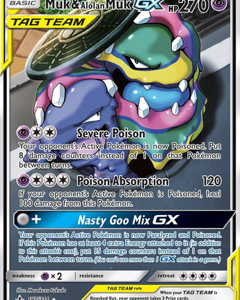 Muk & Alolan Muk GX (197) (Full Art)