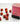 Chessex Dice: Special 12mm D6 (36) - Scarab: Scarlet/Gold