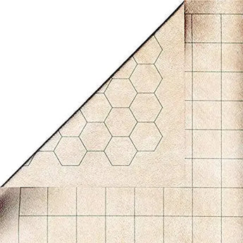 RPG Battlemat 1in Reversible Squares-Hexes (23.5in x 26in Playing Surface)