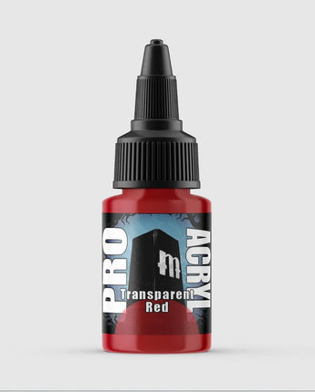 Pro Acryl: Transparent Red (22ml)