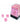 Chessex Dice: Translucent 12mm D6 (36) - Pink/White