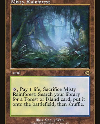 Misty Rainforest (Retro Frame)