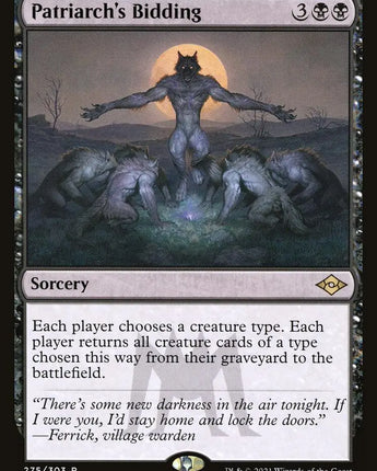 Patriarch's Bidding