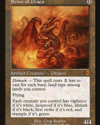 Scion of Draco (Retro Frame)