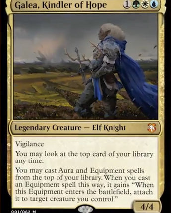 Galea, Kindler of Hope (Display Commander) - Thick Stock