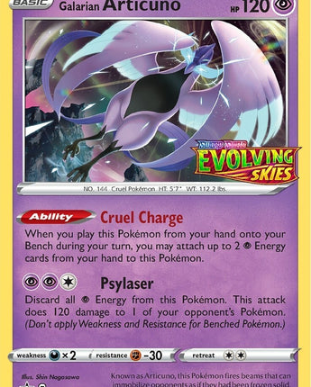 Galarian Articuno - SWSH123 (Prerelease)