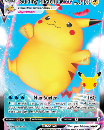 Surfing Pikachu VMAX