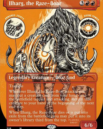 Ilharg, the Raze-Boar (Foil Etched)