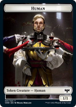 Human (001) // Spirit Cleric Double-Sided Token
