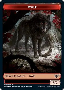 Wolf (011) // Wolf (014) Double-Sided Token