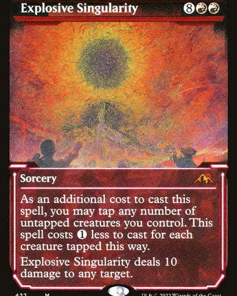 Explosive Singularity (Showcase) (Foil Etched)