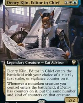 Denry Klin, Editor in Chief (Extended Art)