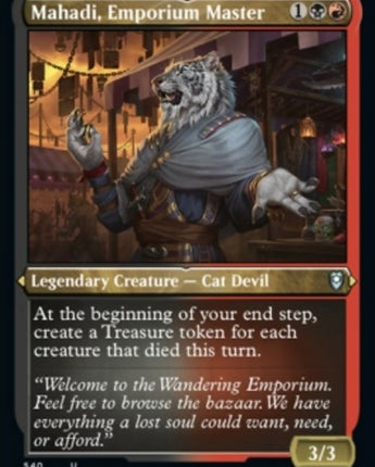 Mahadi, Emporium Master (Foil Etched)