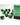 Chessex Dice: Gemini 16mm D6 (12) - Black-Green/Gold
