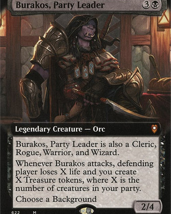 Burakos, Party Leader (Extended Art)