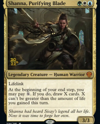 Shanna, Purifying Blade