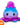 BIG Reversible Octopus Plushie: Happy Blue Gradient and Angry Galaxy