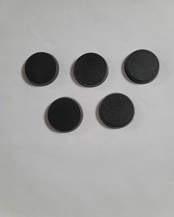 32mm Round Beveled Bases x5