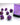 Chessex Dice: Gemini 7-Die RPG Set - Purple/Gold