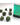 Chessex Dice: 7-Die RPG Set - Speckled: Earth