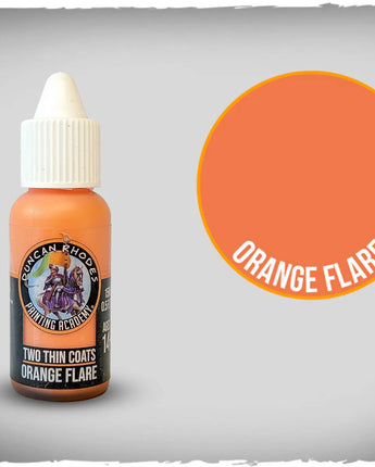 Two Thin Coats Orange Flare