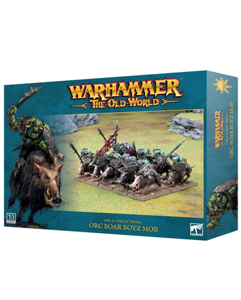 Old World Orc & Goblins: Orc Boar Boyz Mob