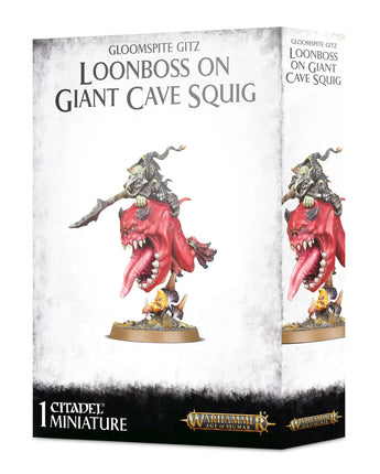 Gloomspite Gitz Loonboss On Giant Cave Squig