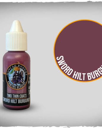 Two Thin Coats Sword Hilt Burgundy