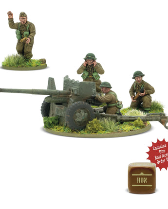 Bolt Action British 6-pounder anti-tank gun (plastic)