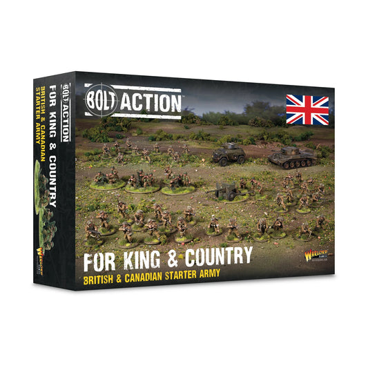 Bolt Action For King & Country - British & Canadian Plastic Starter Army