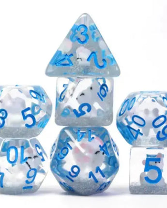 Foam Brain Inclusion Dice RPG Dice Set (7)