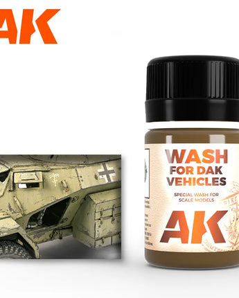 Dak Vehicle Enamel Wash 35ml Bottle