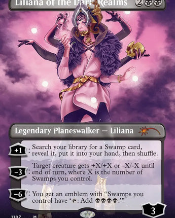 Liliana of the Dark Realms (Borderless)