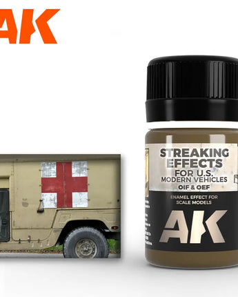 Oif & Oef Us Modern Vehicles Streaking Enamel Effects 35ml