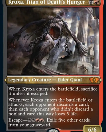 Kroxa, Titan of Death's Hunger (Foil Etched)