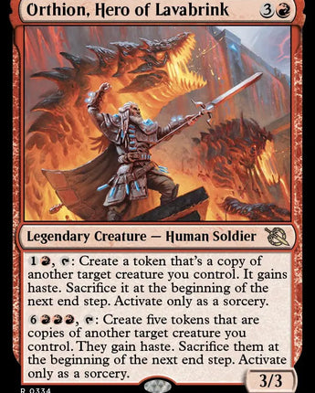 Orthion, Hero of Lavabrink