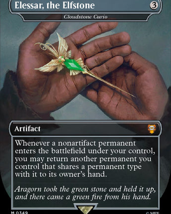 Elessar, the Elfstone - Cloudstone Curio