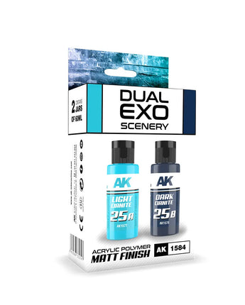 Dual Exo: Light Cianite & Dark Cianite Acrylic Paint Set