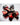Chessex Dice: Mini 7-Die RPG Set - Gemini: Black-Red/Gold