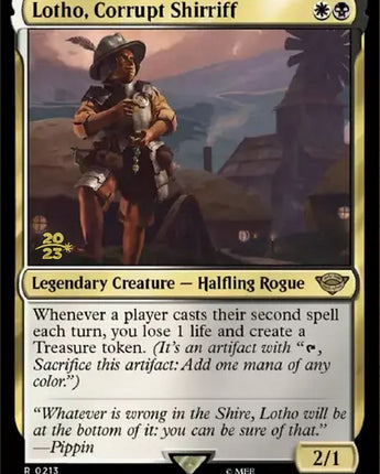 Lotho, Corrupt Shirriff