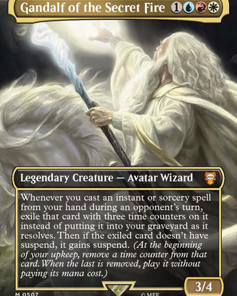 Gandalf of the Secret Fire (Borderless)