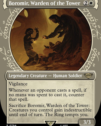 Boromir, Warden of the Tower (Showcase) (Surge Foil)