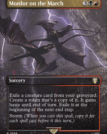 Mordor on the March (Borderless) (Surge Foil)