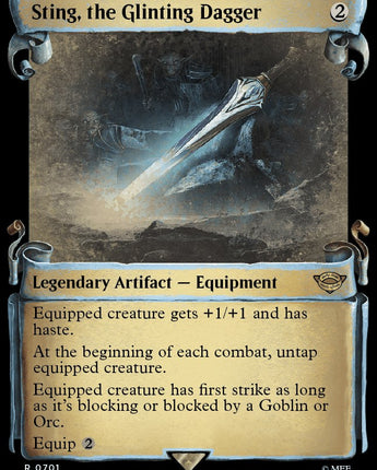 Sting, the Glinting Dagger (Showcase Scrolls)